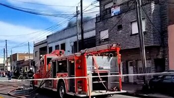 El incendio de la papelera