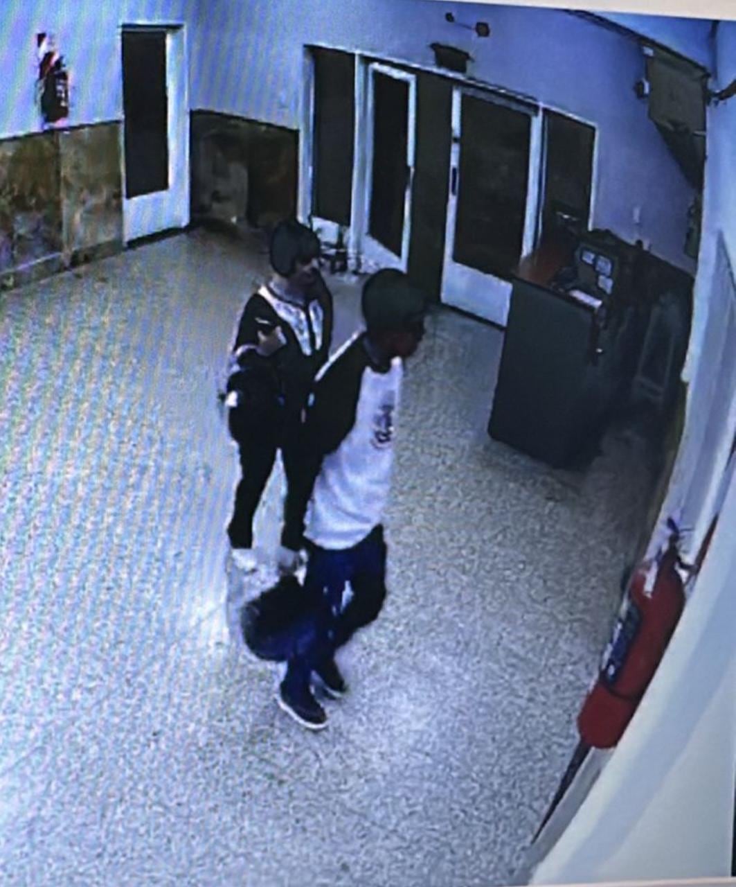 Escobar Sarverry al momento de hacer la denuncia