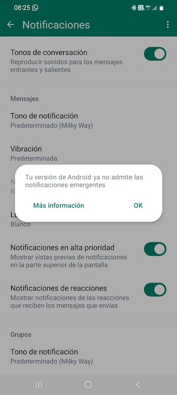 Usuarios de Andrid han recibido