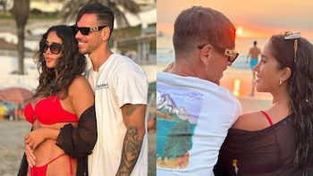 Melissa Paredes y Anthony Aranda