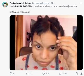 A la presentadora Laura Tobón