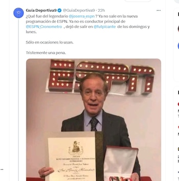 José Ramón Fernández se ausentó