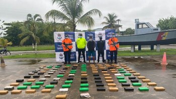 Armada incautó 118 kilogramos de