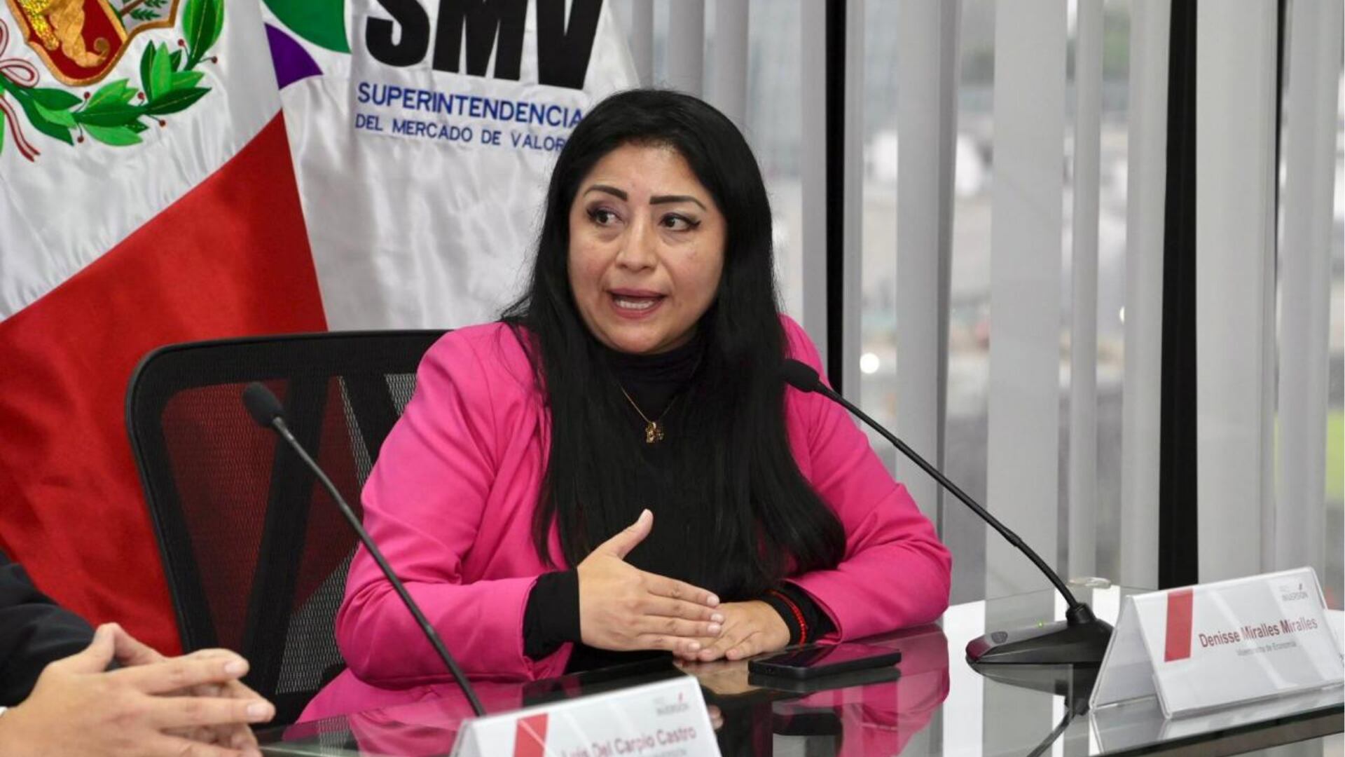 Ministra de Economía Denisse Azucena Miralles Miralles. (Foto: Agencia Andina)