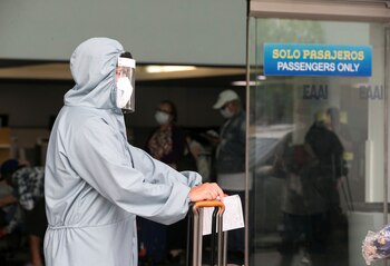 Un ciudadano estadounidense en Managua (REUTERS/Oswaldo Rivas)