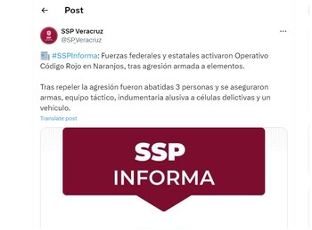 Parte del comunicado de las