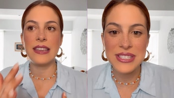 Alicia Mercado se muestra emocionada