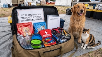 Así puede preparar y cuidar a sus mascotas ante una emergencia o desastre natural: qué debe tener el kit de emergencia