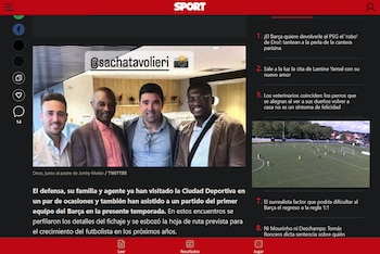 El diario catalán recordó el momento cuando Mokio estuvo en el radar del FC Barcelona-crédito Sport