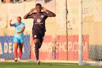 La ex delantera del Racing