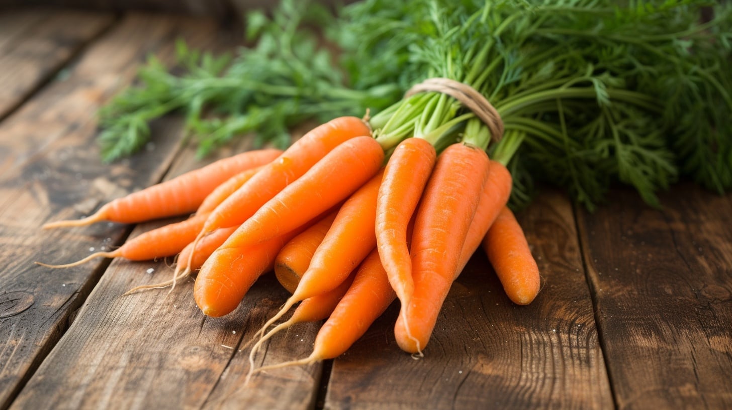 El betacaroteno y la luteína presentes en las zanahorias ayudan a prevenir la degeneración macular y las cataratas. (Imagen Ilustrativa Infobae)