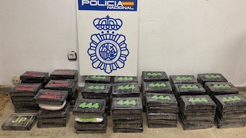 Policía Nacional incauta 110 kilos