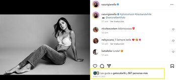 Rodrigo Cuba le daba likes