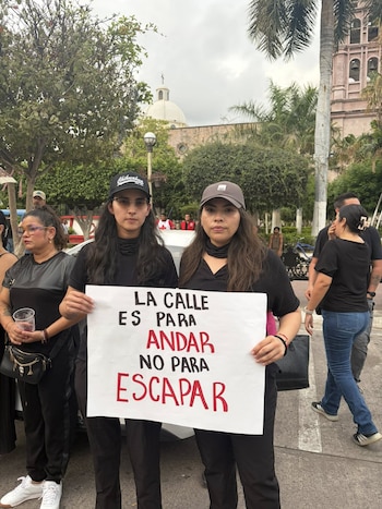 Marcha por la paz en Escuinapa