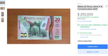 Billete conmemorativo del Bicentenario de