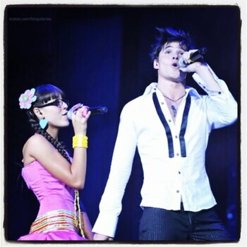 Danna Paola y Eleazar Gómez