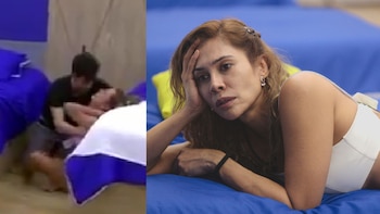 Martha Isabel Bolaños y Julián Trujillo en un montaje de Infobae Colombia