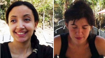 Houria Moummi y Cassandre Bouvier,