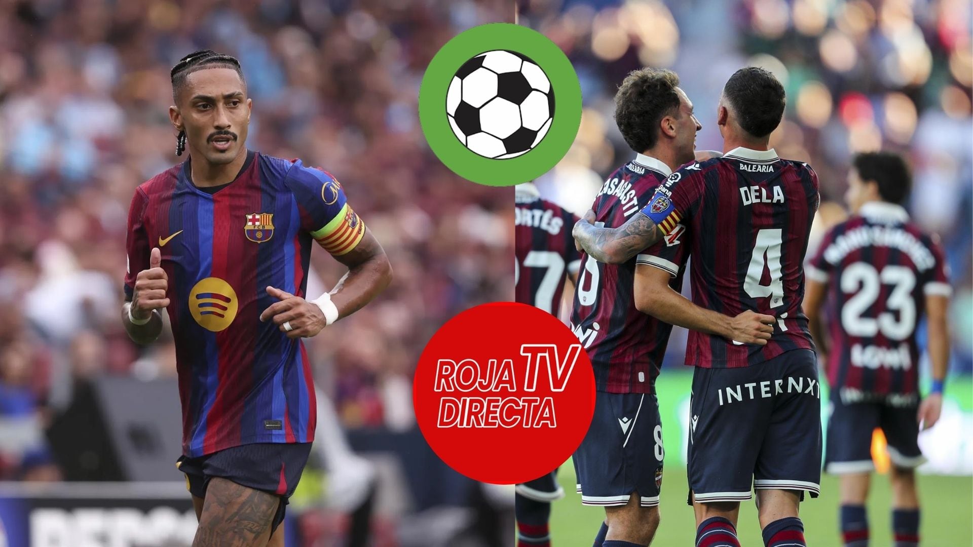 Páginas piratas ofertan encuentros de clubes europeos como el Barcelona para atraer la atención de múltiples usuarios. (Fotocomposición Infobae)