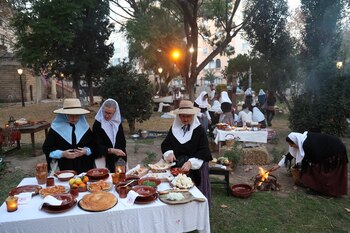 Belén viviente en la Misericordia.