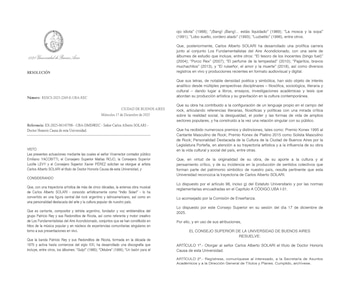 La resolución de la UBA