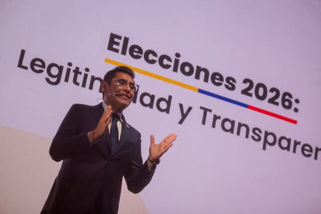 Presidente del Consejo Nacional Electoral (CNE), Cristian Quiroz - crédito Colprensa