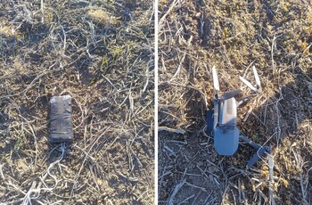 El dron cargaba con un