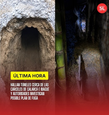 La principal hipótesis sobre los túneles en Calarcá e Ibagué apunta a un plan de fuga de reclusos, sin descartar apoyo de organizaciones externas - crédito Steven Liévano / Facebook