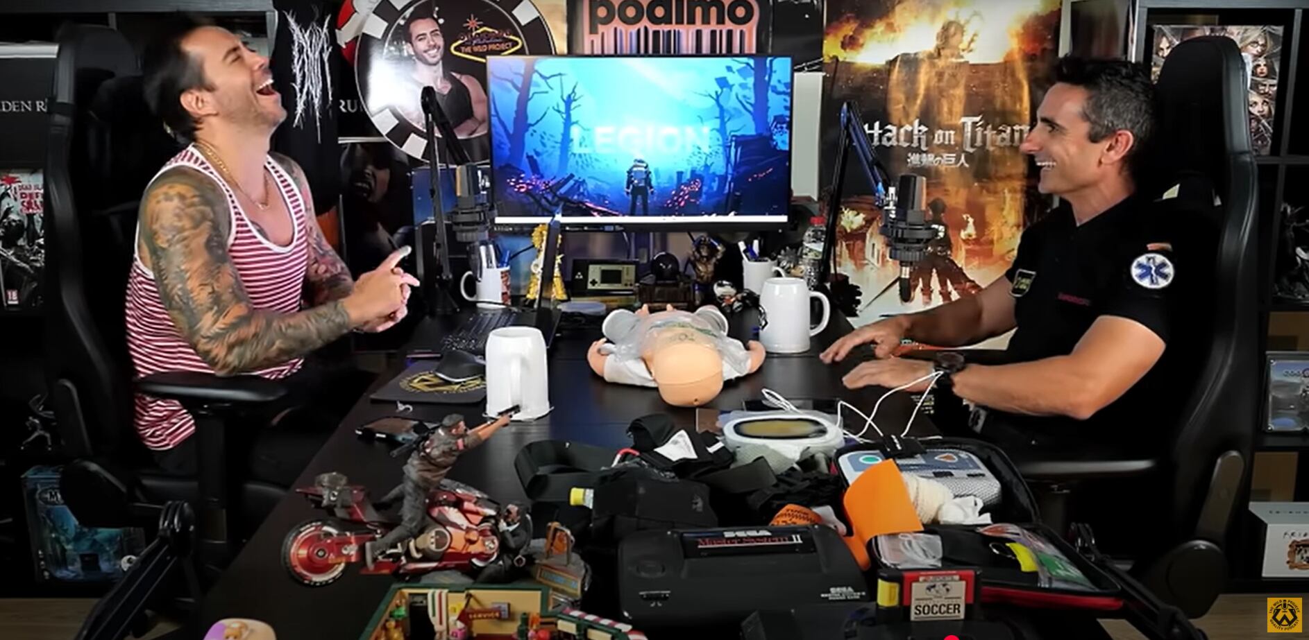 Jordi Wild y Miguel Assal en el podcast The Wild Project. (YouTube)