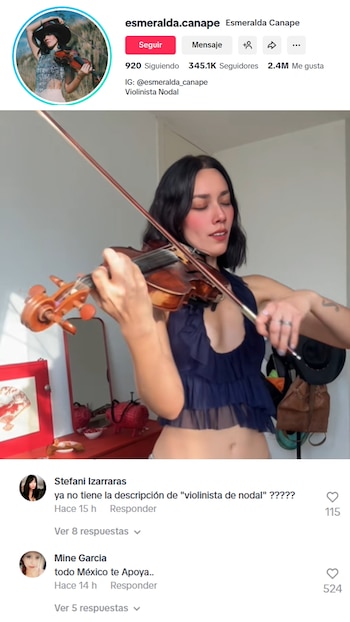 Esmeralda Camacho reapareció en redes