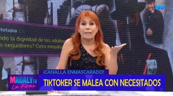 Magaly Medina expone identidad de