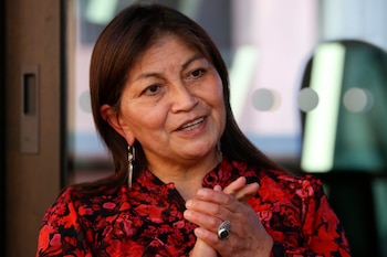 Elisa Loncón, presidenta de la