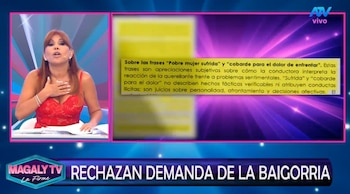 Magaly Medina celebra decisión judicial y resalta defensa de la libertad de expresión: “Una lección de ética profesional”. Captura: Magaly TV La Firme.