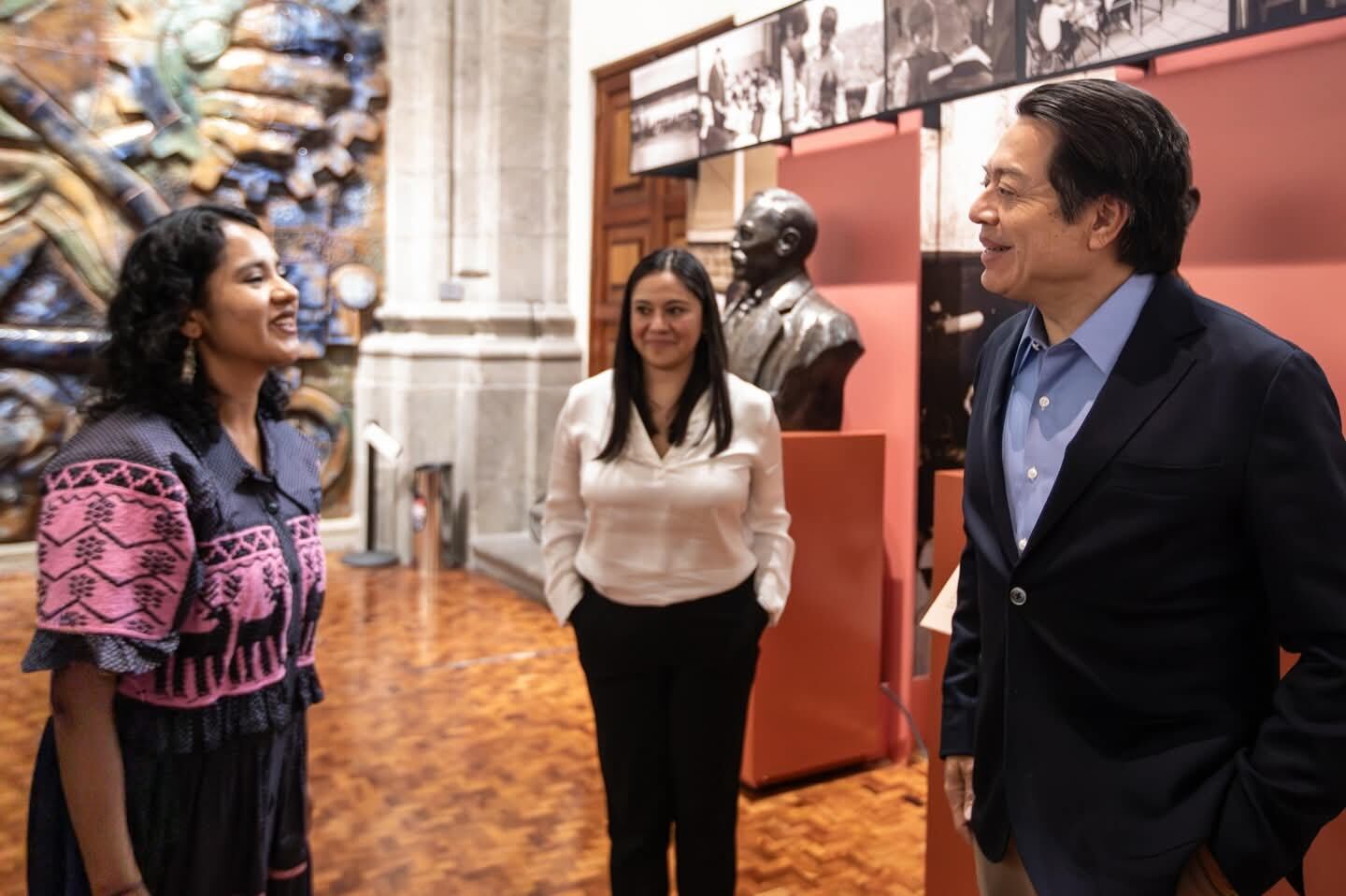 El grupo de trabajo cuenta con la colaboración de investigadoras de la INAH y la UNAM, así como del El Colegio Mexiquense y la UAM Xochimilco. Foto: X/@mario_delgado.