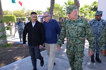 La reunión se lleva a cabo en un contexto de violencia creciente en la entidad. (Crédito: Gabinete de Seguridad del Gobierno de México)