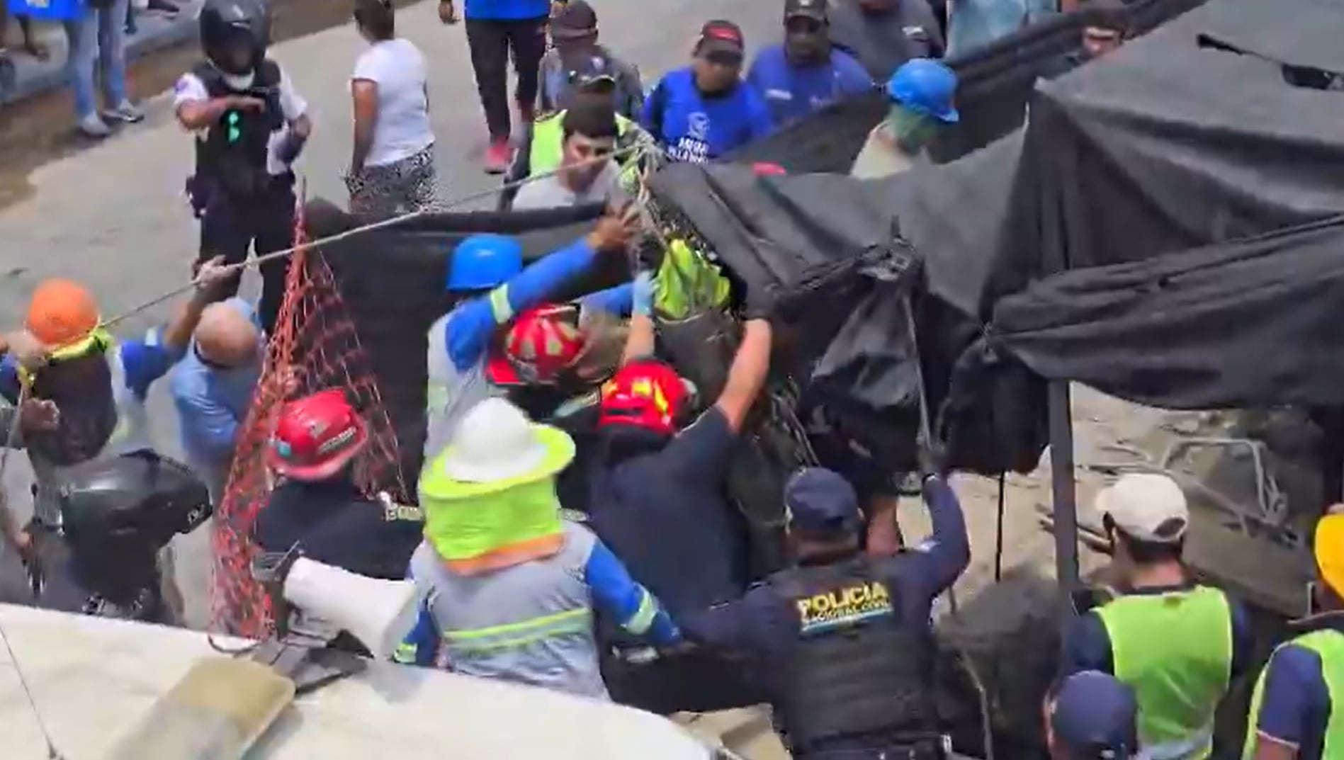 TRAGEDIA EN VILLA NUEVA: Derrumbe cobra vida de obrero