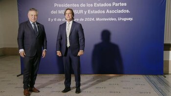 La llegada de Luis Lacalle Pou a la Cumbre del Mercosur