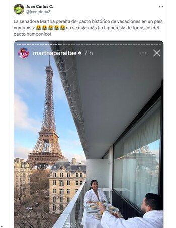 Usuarios critican a Martha Peralta