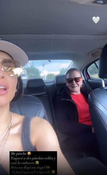 La madre de la presentadora