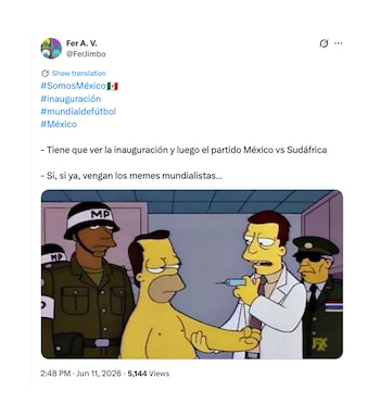 memes de la ceremonia inaugural del Mundial 2026