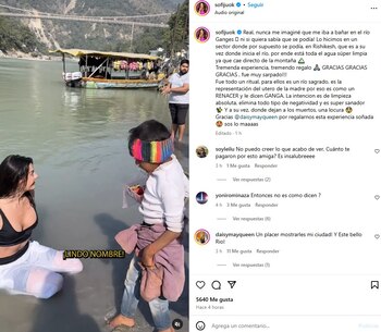 Sofía Jujuy Jiménez compartió una