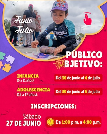 La Secretaría de Cultura de Bogotá organizó conciertos, teatro, exposiciones, talleres y encuentros comunitarios para el receso escolar de mitad de año - crédito @IDRD/X