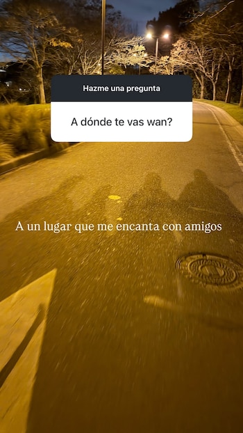 Con hermetismo total, dio a conocer que se irá "a un lugar que me encanta con amigos"