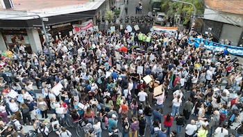 Marcha por la Ley de Glaciares en Congreso