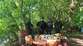 Ejército desmanteló refinería ilegal de