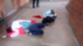 Hay cinco niños heridos y