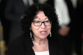 Sonia Sotomayor, jueza de la Corte Suprema (AP/Jacquelyn Martin/Archivo)