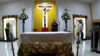 Armado con un cuchillo, un hombre causó pánico en una iglesia de Ibagué