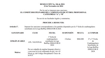 El director técnico no podrá