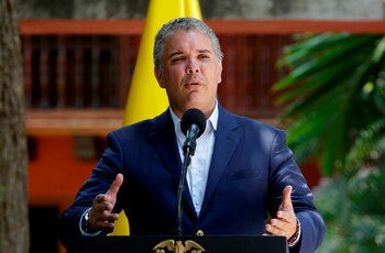El presidente de Colombia, Iván